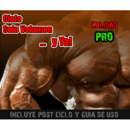 Ciclo Solo Volumen y Ya! PRO
