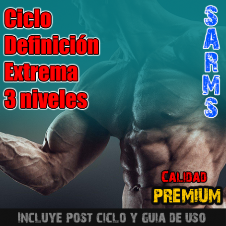 Ciclo Definición Extrema 3 niveles. SARMS PREMIUM!
