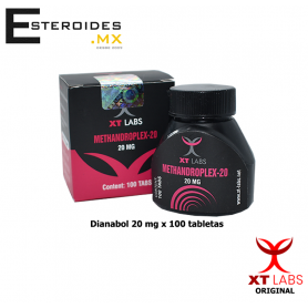 Methandroplex 20 - Dianabol 20 mg / 100 tabletas. XT LABS Original