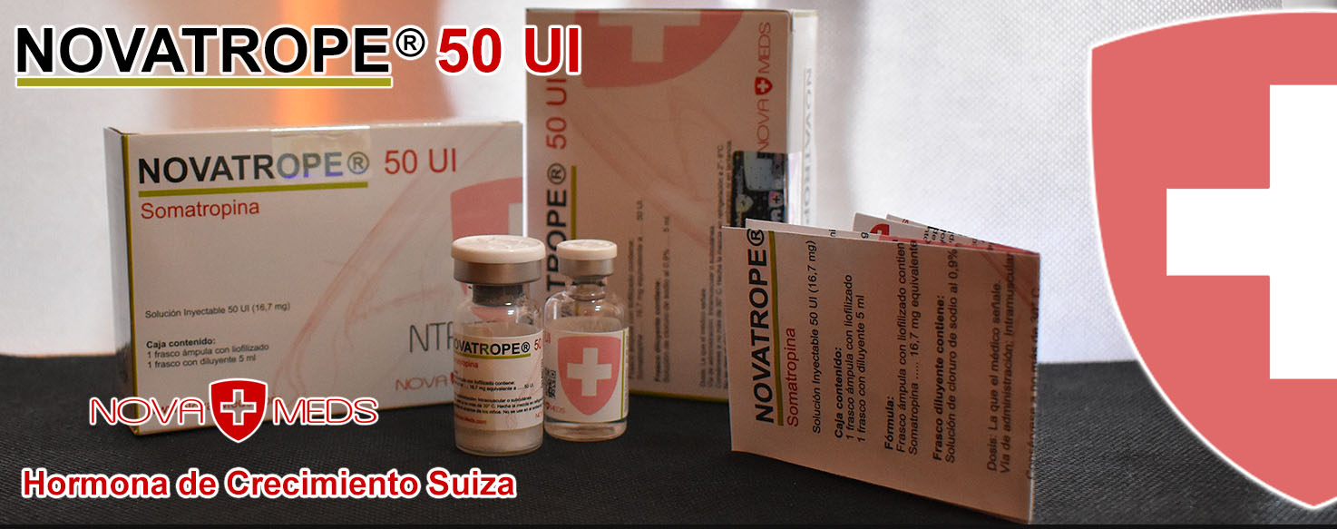 Novatrope 50 UI - Hormona de Crecimiento Suiza